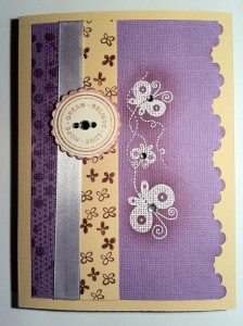 Voščilnica z metulji