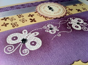 Embosiranje na voščilnici