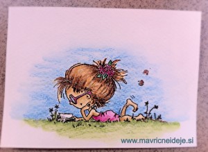 Ročno izdelana razglednica