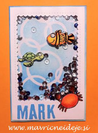 voščilnica tresočka akvarij