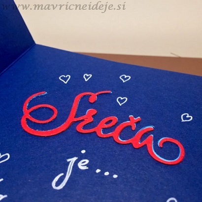 Sreča je ......voščilnica za Valentina