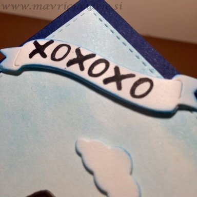 XOXO voščilnica za Valentinovo