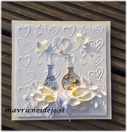 Poročna voščilnica kale