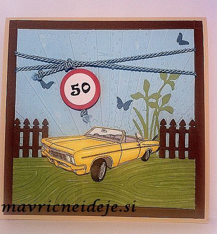 Voščilnica za moškega 50 let