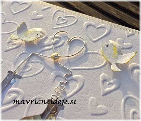 poročna voščilnica ptički