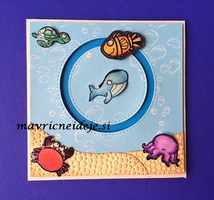 Voščilnica z ribico