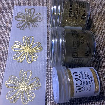 WOW! zlat embosing prah