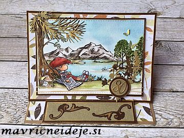 LOTV lazy afternoon handmade card