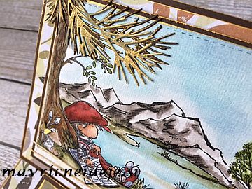 Masculine card LOTV nature