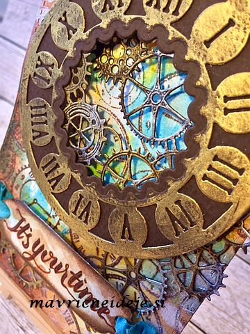 Masculine steampunk card
