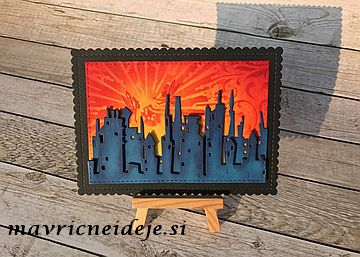 Cityscape Skyline Lavinia fairy stamp