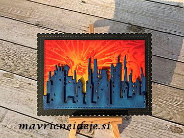 Lavinia stamp red sky fairy