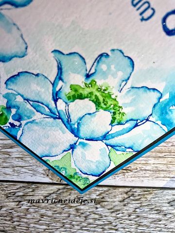 3 Akvarelno barvanje z Spectrum Noir Sparkle markerji