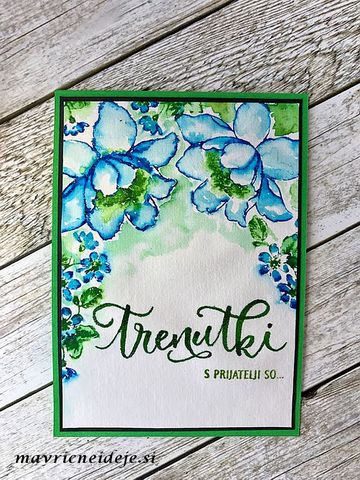 4 Voščilnica s cvetjem,Trenutki