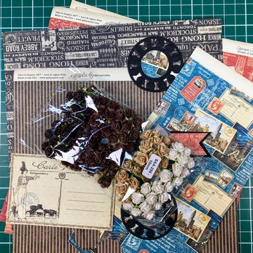 Graphic45 material za voščilnico