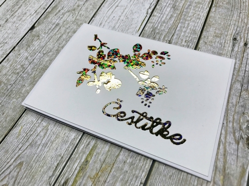 16 Gina K. Fancy Foils voščilnica