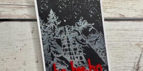 Tim-Holtz-Stamptember-2022-Santa-Up-The-Chimney-Card