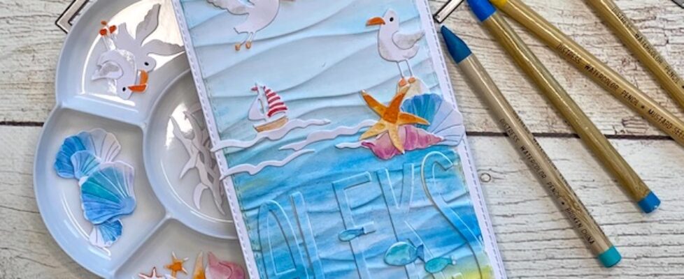 morska-voščilnica-in-distress-barvice