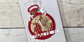 52 cct novoletna voščilnica z uro