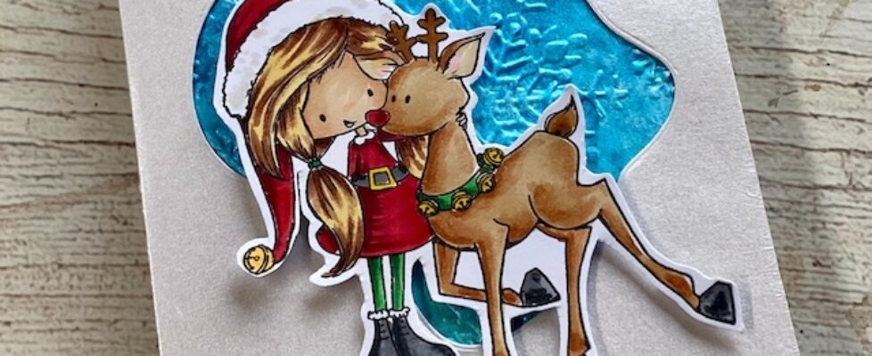 novoletne-voščilnica-deklica-z-jelenčkom-2