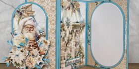 modro-bež-novoletna-voščilnica-z-božičkom-1